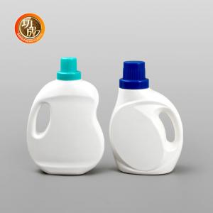 China 1.5 Liter Empty Laundry Detergent Jugs 1500ml Plastic HDPE Bottle For Liquid Detergent factory