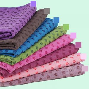 China microfiber yoga towel wholesale, grippy exercise mat towel factory