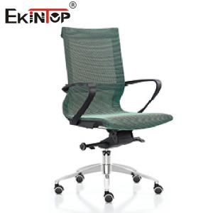 China Green Ergonomic Office Mesh Fabric Swivel Chair For Computer Desk factory