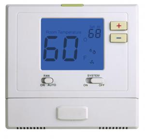 China Single Stage Heat Pump Thermostat Heat Only 24V With Blue Backlight factory