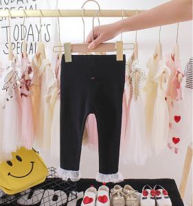 China Nylon Children'S Casual Trousers Color Fade Proof High Waisted Straight Leg Pants on sale
