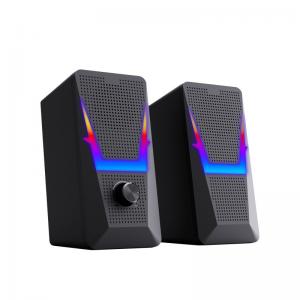 China No Distortion Office Computer Speakers Dual Audio Speakers With 3.5mm Connector on sale