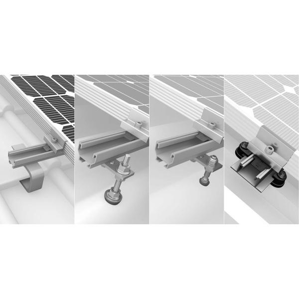 Great Quality Solar Mounting Accessories Module Bracket Components For Frameless PV module