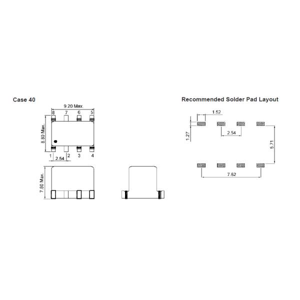 Core Material Common Mode Choke HM42-40003LF Surface Mount Switch Mode Durable