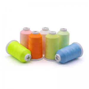China Industrial Threaded Sewing Thread 150D Color Change Embroidery Thread 100% Polyester on sale