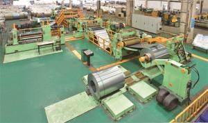 China High Accuracy Sheet Metal Slitting Line With Fast Change Twin Slitters factory