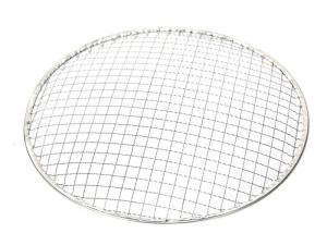 China Disposable Picnic Cooking BBQ Grill Grates Wire Mesh Round Crimped factory
