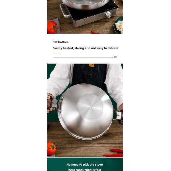 3 Layer Stackable Steamer Pot 304 Stainless Steel With Lid