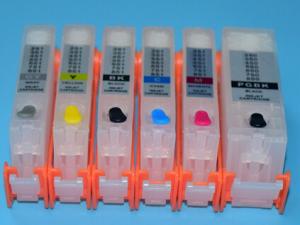 China 6 color refill ink cartridge with auto reset chip PGI-670 CLI-671 for Canon PIXMA MG7760 factory