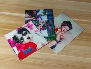 China Manufacturer Price 100LPI lenticular Plastic Cards Offset Printing 3D business Cards with strong lenticular effect factory