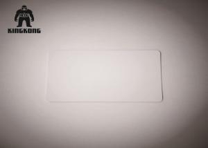 China Thermal Plain White Blank  30 Mil Plastic ID Cards For Printing Cr80 85.6x54x0.76mm factory