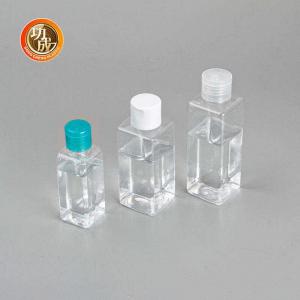 China 30ML Custom Pocket Plastic Sanitizer Bottle Hand Sanitizer Bottle Keychain on sale