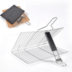 China 34cm Barbeque Grill Net Welded Bbq Grill Net Stainless Steel factory