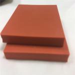 Custom size and thickness rubber foam boards high temperature silicone foam