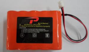 China 12V 600mAh aa nicd battery , ni cd rechargeable batteries KS KFI Emergency lighting factory