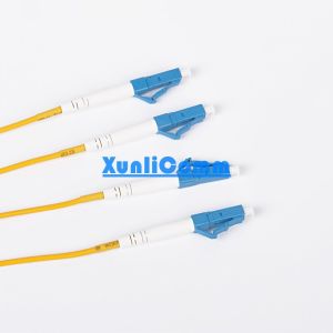 China OEM LC LC Duplex Patch Cord Yellow Color Excellent Environmental Adaptability factory