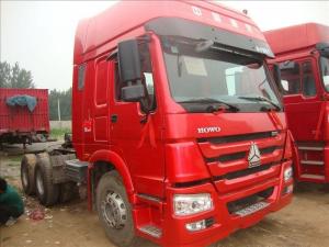 China Sinotruk howo 6x4 prime mover LHD or RHD 10 wheels tractor / prime mover truck 371hp factory