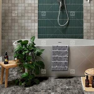 China Natural marble stone Mosaic tile bathroom bathroom floor tile fish pond tile antique background wall factory