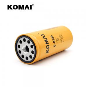 China Industrial Excavator Spin On Oil Filter / Cartridge Oil Filter 1R0658M 2P4004 XJ5028 on sale