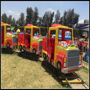 China Henan Weiyuan Machinery CO.,LTD Supply 16 seats  Amusement Park Best Train Electric Truck train For Kids factory