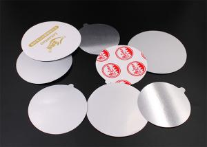 China Composited Laminated Aluminium Foil Lid 1.3mm Induction Bottle Foaming Cap Seal factory