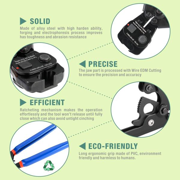 Practical PEX Ratchet Clamp Tool , Portable PEX Ratcheting Cinch Clamp Tool