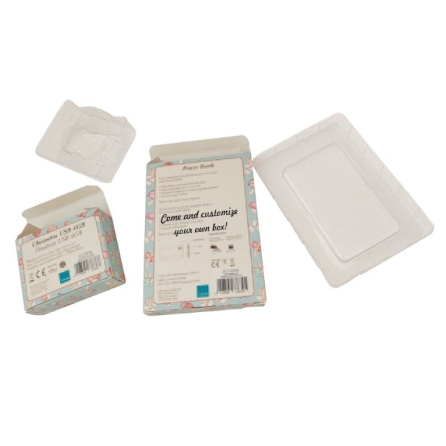 Foldable Customized Card Board Packaging Box Clear PVC Window Paper With Blister Inside