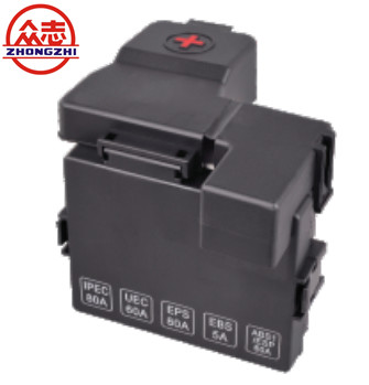 China Black Reliable Five Ways Automotive Fuse Box With Cable Battery Terminal factory