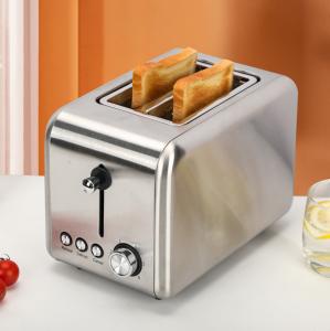China 850W Kitchen Aid Toaster Stainless Steel Long Slot Toaster OEM factory