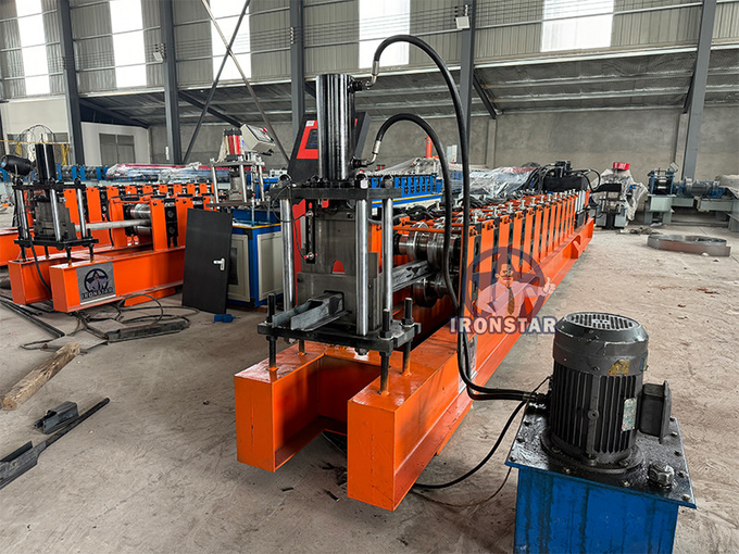 “Full Automatic 104 Omega Bracket Roll Forming Machine Galvanized Steel Processing Equipment Russia Market”