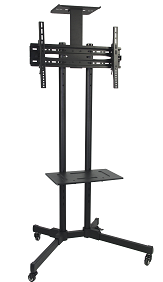 Full Definition 75 LED smart board trolley , mobile stand