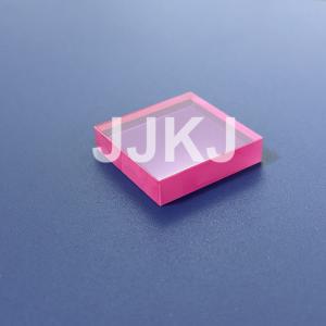 China Laser Application Al2O3 Ruby Single Crystal With Customized Ruby Doping factory