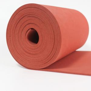 China Close Cell Silicone Rubber Sheet Impression Fabric Surface 0.5 - 1.0g/Cm3 Density factory