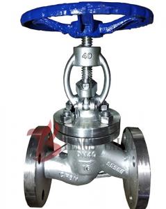 China Straight Body Din Globe Valve Metal Seal With Bolted Bonnet Rising Stem on sale