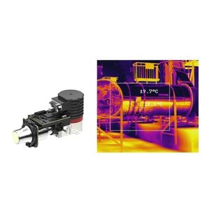 MWIR Cooled Thermal Camera Module 320x256 30μM For Methane Gas Leaks Detection