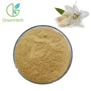 China Free Samples Natural 10:1 Lily Bulb Extract Powder White Lily Extract factory