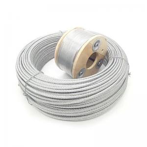 China Bending Grade Steel 3/8 Galvanized Steel Wire Strand ASTM A475 for Nail Making factory