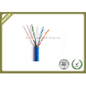 China Indoor 23AWG UTP CAT6 Network Lan Cable with  Bare Copper  PVC/LSZH Jacket on sale