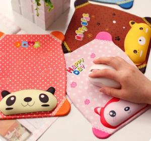 China Rubber mouse pad Rubber mouse mat PVC mouse pad factory