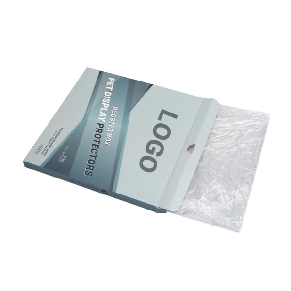 Custom Logo Lock Paper Packaging Box Clear Booster Protector Pack for 5 Factory Wholesale