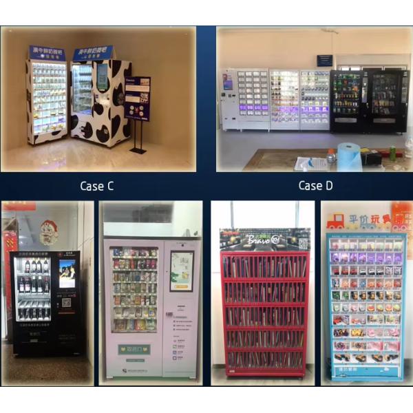 Automatic Ice Cream Vending Machine Variety of Flavors Eye - catching Design