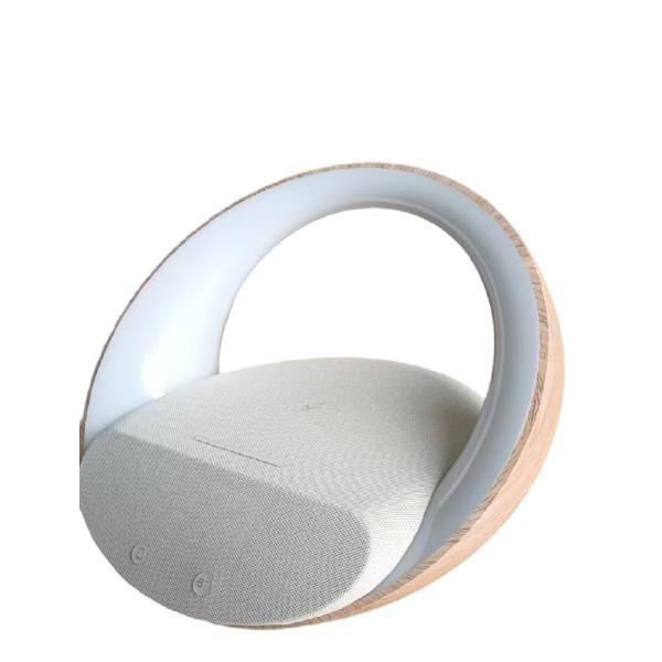 Multifunctional Wireless Charging Speaker Bluetooth Connectivity Built-in LED Lights And Alarm Clock For Families