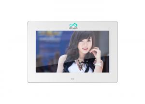 China 8 Inch Digital Photo Frame Touch Buttons Infront Picture Video Player HD Input Wide Screen Digital Picture Frame factory