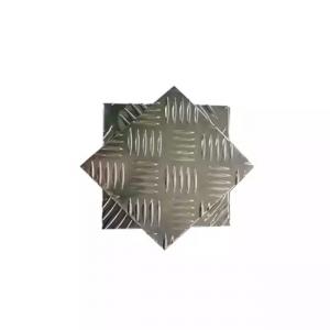 China 5052 5083 Aluminum Tread Plate Embossed Checkered Sheet For Bus on sale