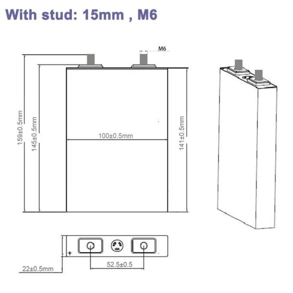 LiFePO4 Lithium Battery OEM ODM 3.2V 80AH 100AH 280AH Lithium-ion Battery Cell 320AH Deep Cycle Lithium Battery Packs
