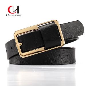 China Genuine Cowhide Thin Ladies Leather Belt Fashion Personality Needle Buckle Simple on sale