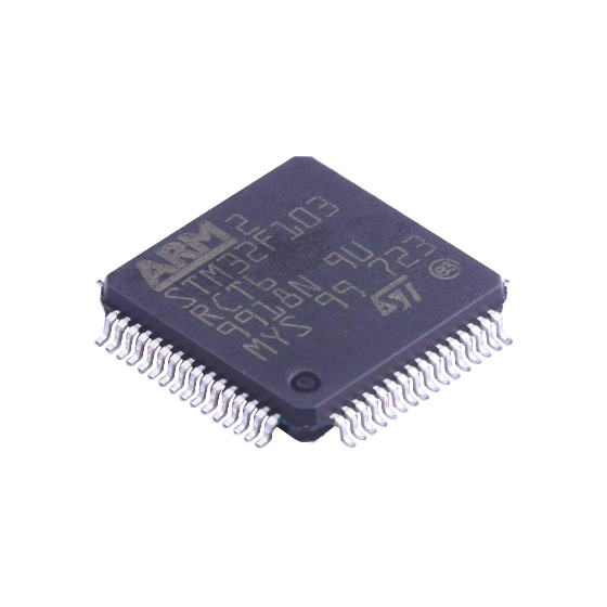 STM32F103RCT6 IC Electronic Components One high-density performance line, ARM Cortex-M3 32-bit microcontroller
