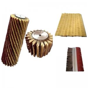 China Industrial Brush Sanding Wheel Sand Paper Brush For Woodworking Grinding factory