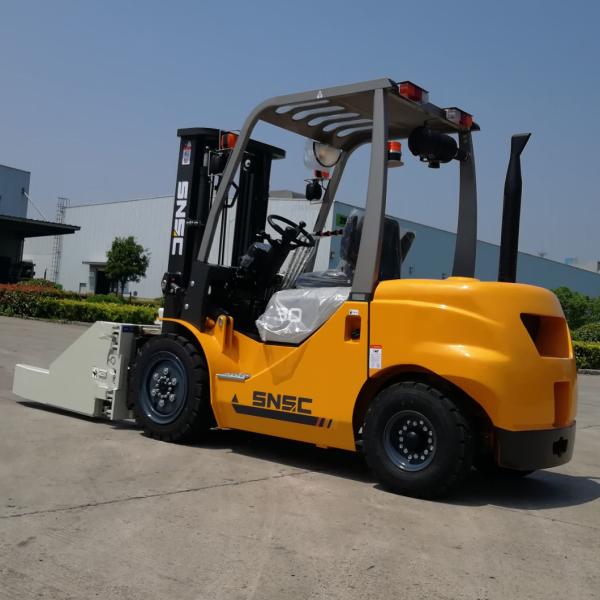 3.5ton Diesel Fork Lift Forklift with Block Clamp Automatic Transmission Customization