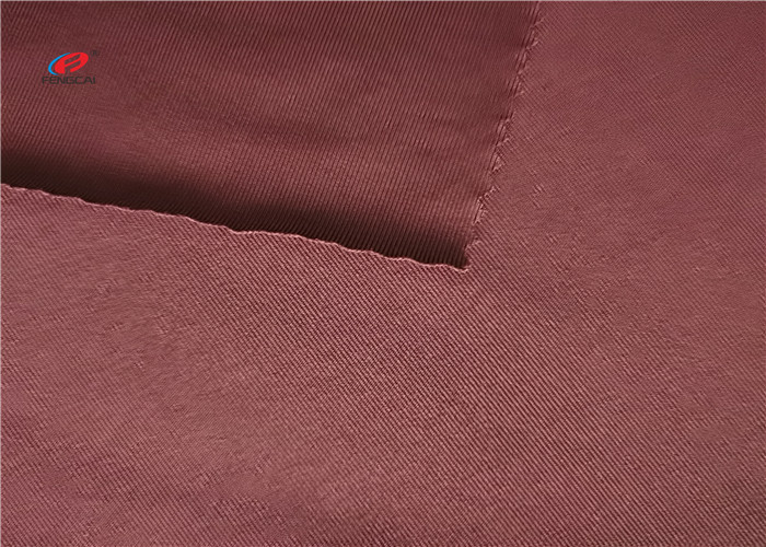 Dull Colours Single Jersey Polyester Spandex Fabric Customized
